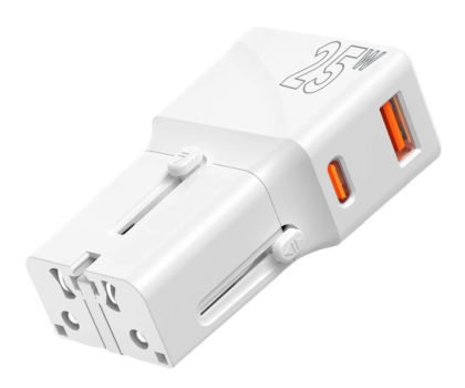 Ładowarka do smartfonów Mobile Origin Travel adapter 25W EU/US/UK/AU white